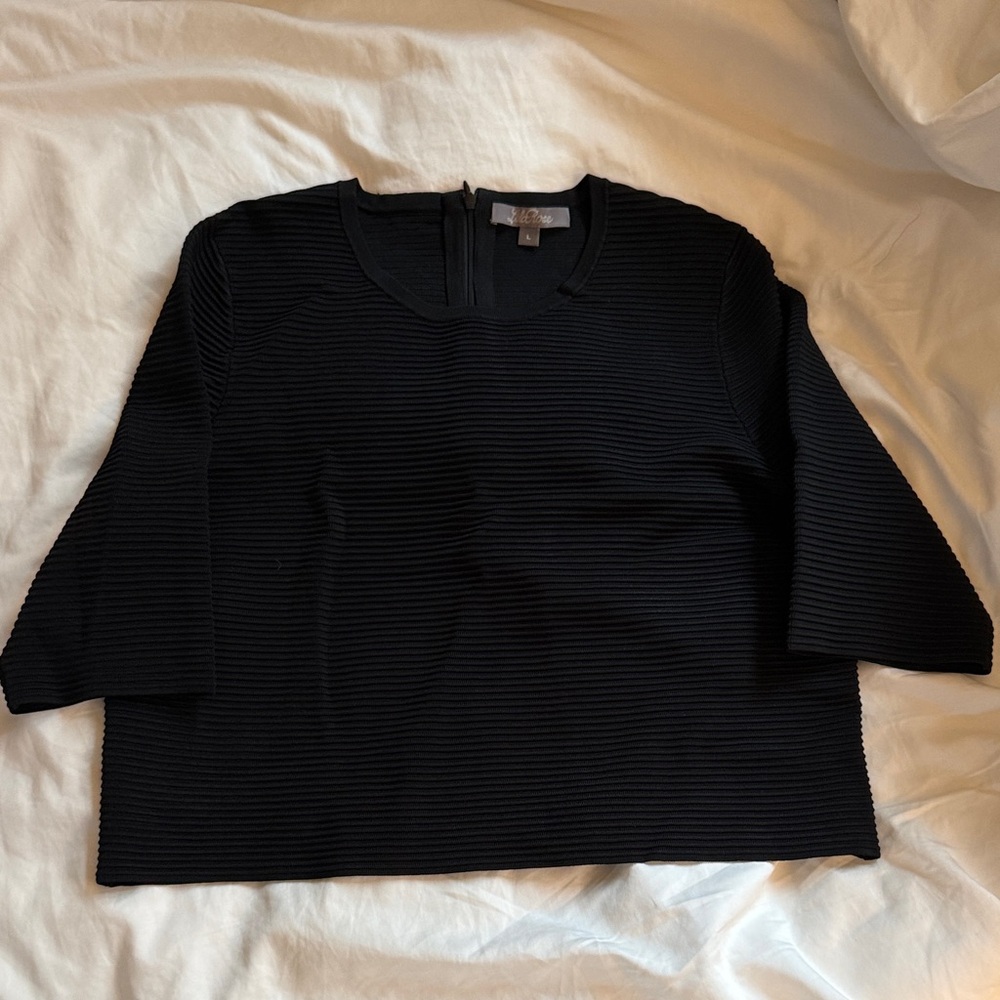 Lela Rose ribbed top - L